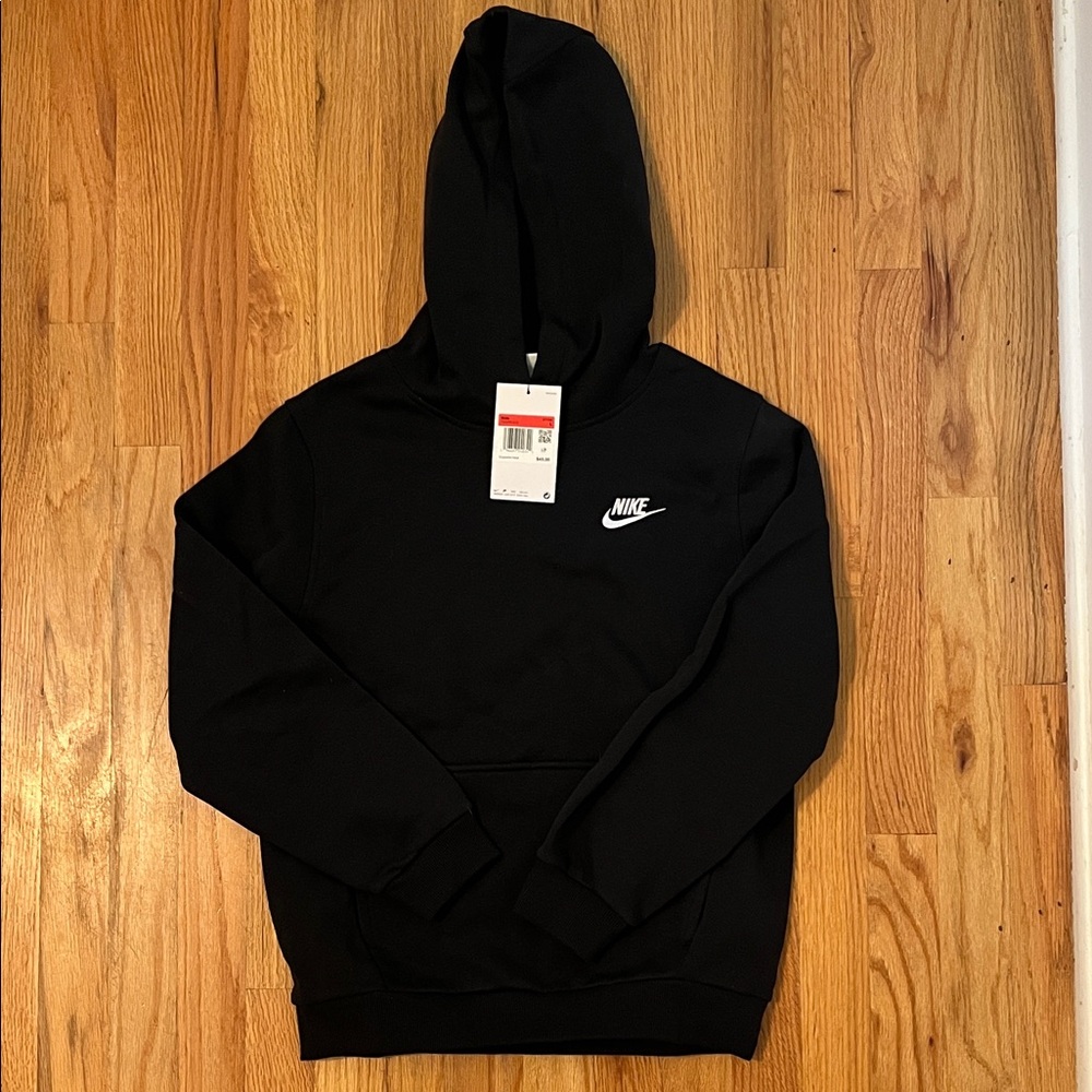 Nike Youth Black Pullover Hoodie